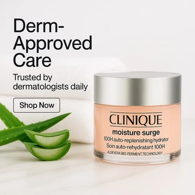 Clinique 倩碧保湿水合物 100h 自动补湿保湿霜 4.2 盎司 — 第 1/4 张图片