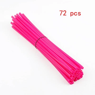 Cubiertas de radios de moto de 24 cm de plástico - para cubiertas de decoración de llantas 11 colores Foto 1 de 4