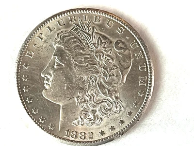1882- CC Morgan Silver $- Uncirculated- Great Eye Appeal- Buy the Best - Image 1 of 4
