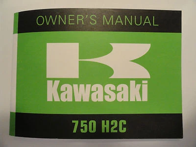 1975 Kawasaki 750 H2C Rider's Handbook Owner's Manual H2 C Riders Owners Shop - Image 1 of 4