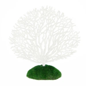 Artificial Coral Ornament Decoration for Aquarium Fish Tank (White) - Picture 1 of 7