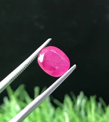 1.95ct Natural Ruby nice color and Luster Gem from Afghanistan No-heat Untreated - Image 1 of 4