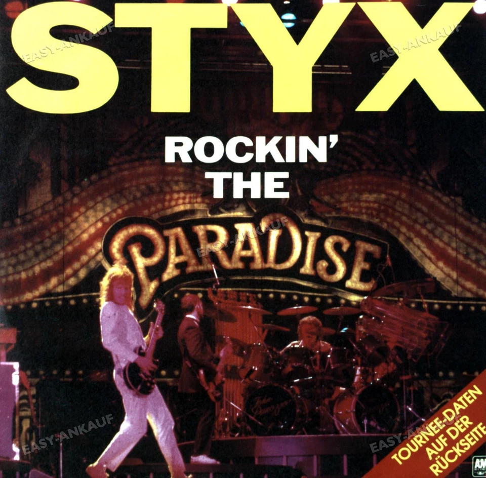 Styx - Rockin' The Paradise 7in (VG/VG) . - Image 1 of 1
