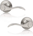 6 Pack Dummy Door Lever Door Handle for Left Hand and Right Hand, Wave Style Fre