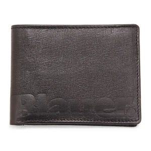 0472AZ PORTAFOGLIO UOMO AZUL ALMONT HOMBRE 12,5X9,5 CM CARTERA NEGRA - Imagen 1 de 4