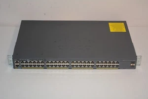 Cisco Catalyst WS-C2960X-48TS-LL 2960-X Series Network Switch #W3353 - Picture 1 of 4