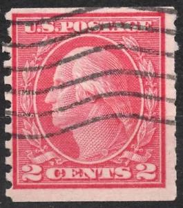 Sn:US #487 1916 2 c US STAMP 1912-1922 Regular Issue - Franklin and Washington - Picture 1 of 2