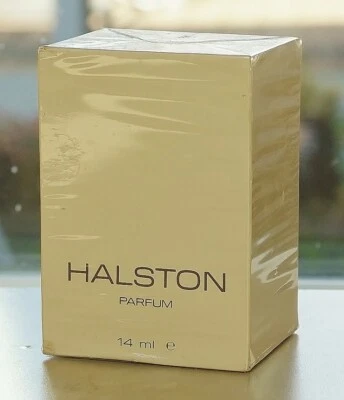 De colección Años 80 * HALSTON por HALSTON ** Splash PURE PARFUM 14 ml ~ 1/2 OZ FÓRMULA ANTIGUA Foto 1 de 4