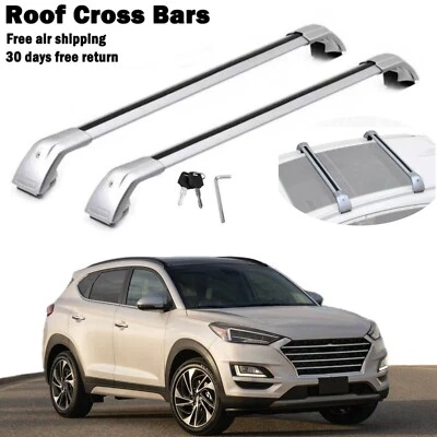 Cross Bars Fits For Hyundai TUCSON 2016-2021 Cargo Bar Luggage Carrier Crossbar - Imagem 1 de 4