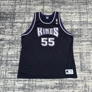 Vintage 90s Jason Williams Sacramento Kings Champion Jersey NBA Size 2XL (52) - Picture 1 of 8