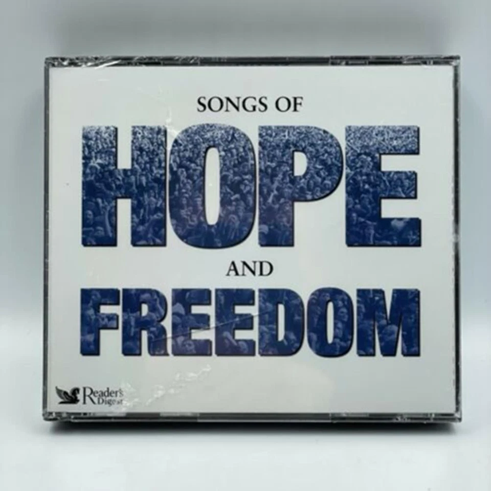 CD Readers Digest Songs of Hope and Freedom MINT 4cds