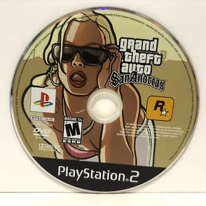 Grand Theft Auto San Andreas (PS2, Sony PlayStation 2) Game Tested Disc Only - Picture 1 of 5