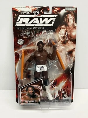 Figura de acción Jakks WWE First Raw Booker T 2003 Foto 1 de 4