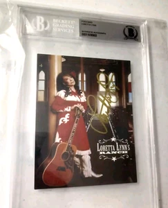 Loretta Lynn Coleminers Daughter 4x6 Signed Post Card BAS Certified & Slabbed - Picture 1 of 5