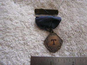 1933 Tennis Medal EW Intramural Tennis Doubles and Singles - Picture 1 of 9
