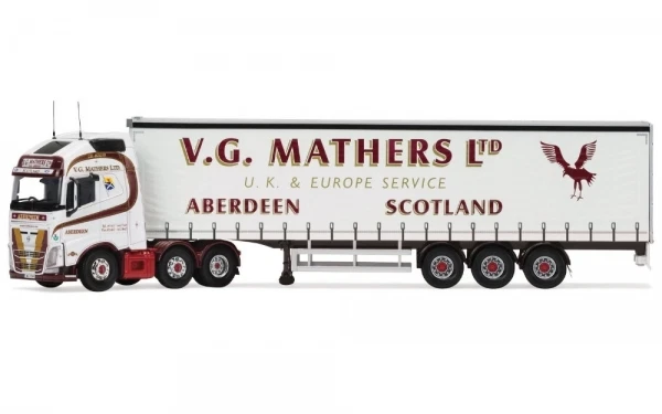 Volvo Fh Curtainside Trailer - V.G.Mathers (Aberdeen Scotland) - Immagine 1 di 1