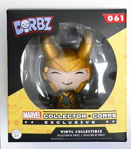 Marvel Collector Corps Exclusive Villians Vinyl Sugar Dorbz Loki Figure MISB - Foto 1 di 1