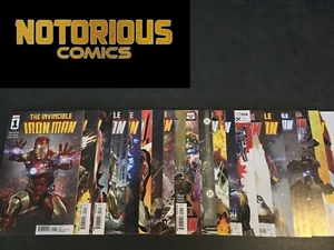 Invincible Iron Man 1-20 Complete Comic Lot Run Set Duggan Marvel Collection - Picture 1 of 2