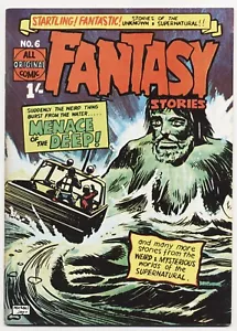 FANTASY STORIES #6 WEIRD EERIE JOHN SPENCER ALL ORIGINAL COMIC 1966 - Foto 1 di 2