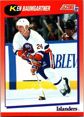 1991-92 Score Canadian - Ken Baumgartner #148 - Image 1 of 2