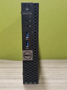 1 - Dell Optiplex 7040 Micro PC Intel i5 senza HD senza sistema operativo barebone usato - così com'è - Foto 1 di 8