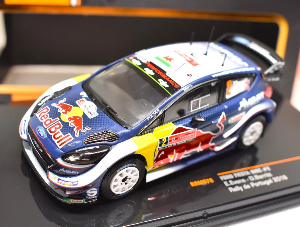 Modellino auto 1:43 Ford Fiesta WRC diecast modellismo Rally de Portugal 2018 - Immagine 1 di 3