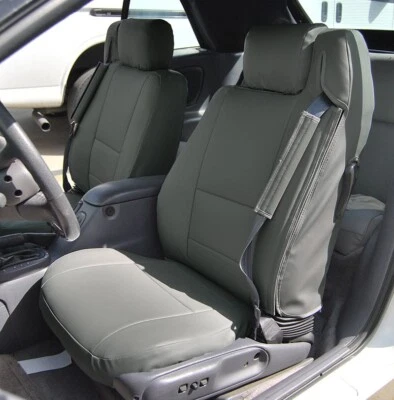 FUNDAS DE ASIENTO DELANTERAS A CARBÓN PARA CHRYSLER SEBRING CONVERTIBLE 1996-2000 AJUSTE PERSONALIZADO Foto 1 de 4