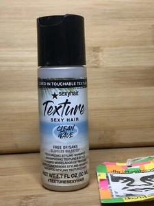 Sexy Hair Texture Clean Wave Texturizing Shampoo 1.7 Oz Travel Size - Picture 1 of 2