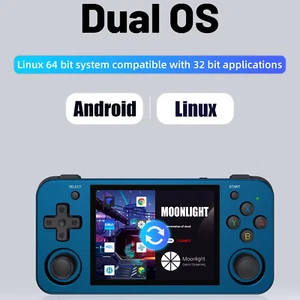 ANBERNIC RG353M 3.5" IPS Handheld Game Console 64GB Android11 Linux - Picture 1 of 10