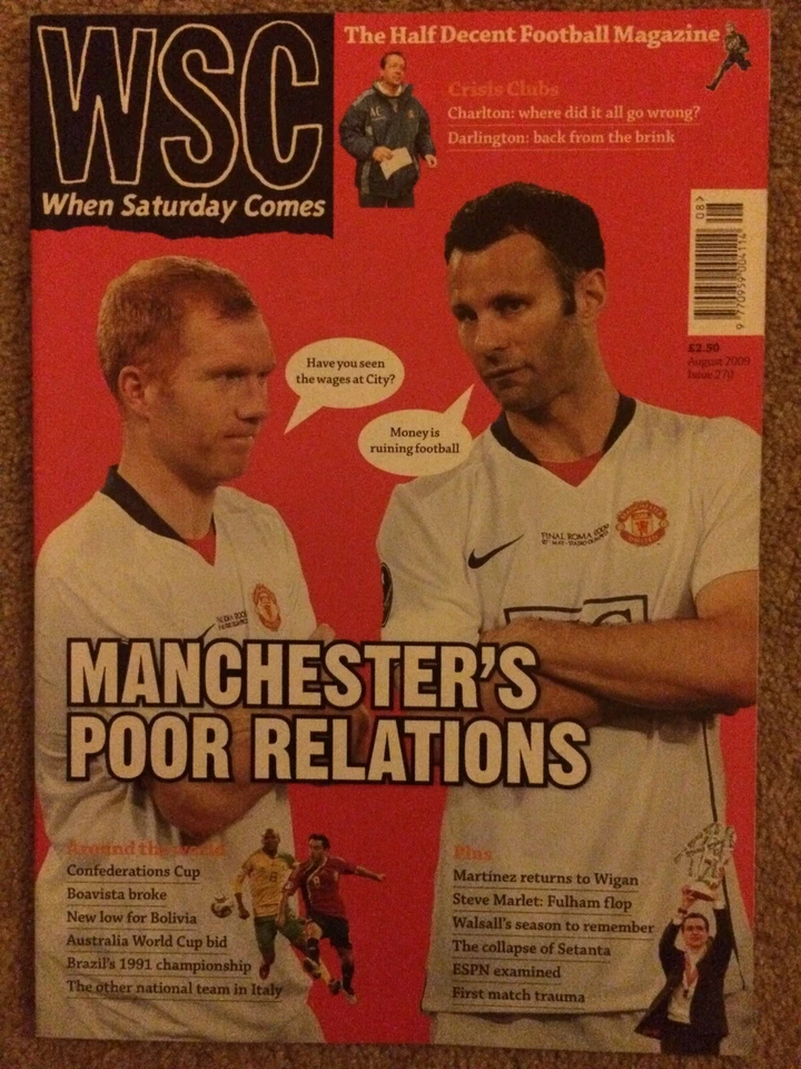 When Saturday Comes August 2009 #270 Charlton Fulham WALSALL Darlington. Unread  - Image 1 of 1