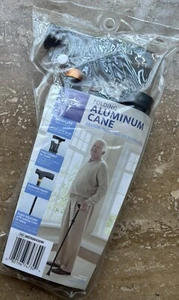 Medline~Folding Aluminum Cane~ Mobility~ Up To 250 Lbs - Picture 1 of 7