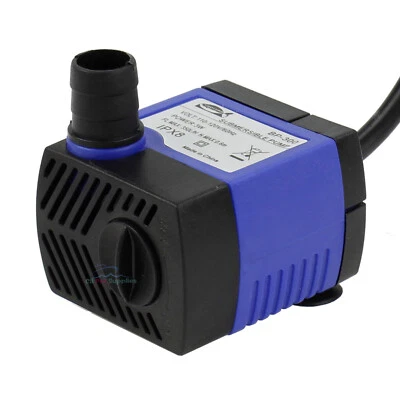 80 GPH Submersible Pump Aquarium Fish Tank Powerhead Fountain Water Hydroponic - Image 1 of 2
