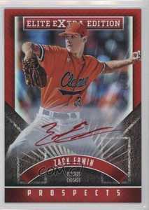 2015 Panini Elite Extra Edition Prospects Auto Red Ink /25 Zack Erwin #113 Auto