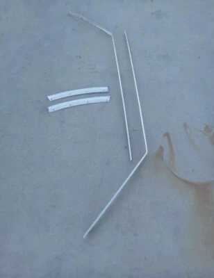 1977-79 1980-1990 LH/RH CHEVY CAPRICE IMPALA КАПЕЛЬНАЯ РЕЙКА ОТДЕЛКА (4 ДВЕРИ) С ВИНИЛОВЫМ ВЕРХОМ - Изображение 1 из 4