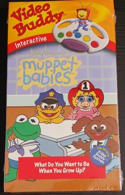 NEW MUPPET BABIES VIDEO BUDDY VHS When You Grow Up Interactive SEALED - Image 1 of 4