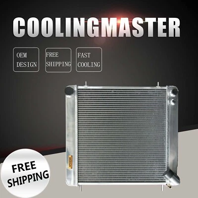 Radiador de aluminio SPAWON MT 6567 4 filas Fit Jaguar XKE Base 4,2 L L6 1965-1967 Foto 1 de 4