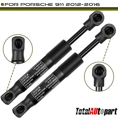 2 piezas soportes de elevación puntales para tapa trasera del motor Porsche 911 2012-2016 99151255100 Foto 1 de 4