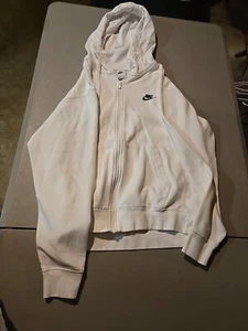 Nike Hoodie Herren Medium weiß mit Reißverschluss - Bild 1 von 4