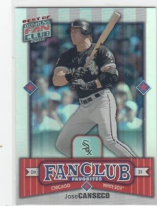 Jose Canseco Donruss Fan Club Favoritos 2002 lámina paralela/2025 #282 White Sox - Imagen 1 de 1
