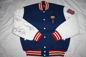 Vintage Stewart Strauss Jacket Harlem Globetrotters World Tour XL AUTOGRAPHED - Picture 1 of 6