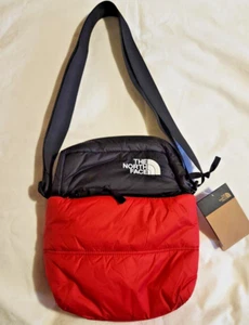THE NORTH FACE Nuptse Crossbody Bag-NEW w/tags-RED/TNF Black - Picture 1 of 7