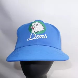Vintage Seibu Löwen 1980er japanische Baseball verstellbare Mütze Kappe Größe L - Bild 1 von 7