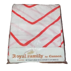 Lápiz labial vintage años 70 Cannon Royal Family Fjords dos fundas de almohada estándar Nuevo de Lote Antiguo - Imagen 1 de 3
