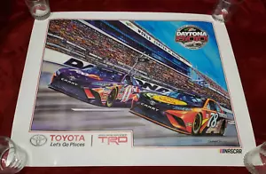 MINT! NEW! UNOPENED! 2017 59th Annual Daytona 500 Poster NASCAR Toyota TRD - Picture 1 of 5