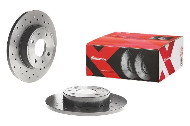 Rotor de freno trasero Brembo 08.9460.4X Xtra perforado para Dodge Dart 2013-2016 Foto 1 de 1