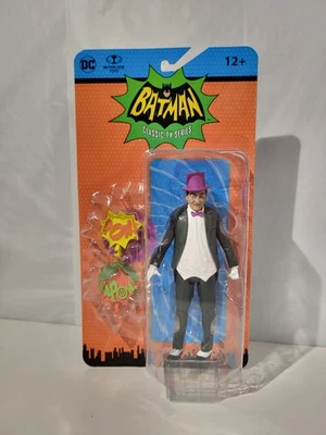 DC McFarlane Toys Batman 66'Classic TV Series PENGUIN Action Figure NIB - Image 1 of 4