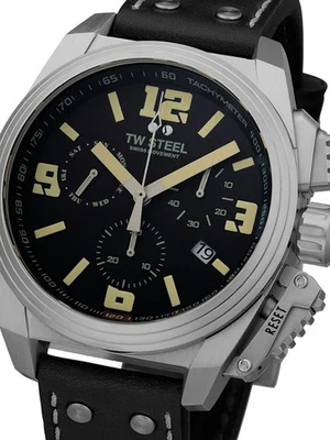 TW-Steel TW1111 Canteen Chronograph Mens Watch 46mm 10ATM - Image 1 of 4