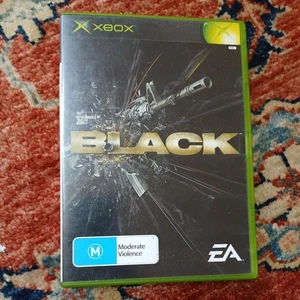 xbox Black game PAL Edition  Complete With Manual - Picture 1 of 4