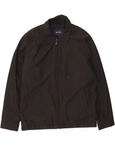 BEN SHERMAN Mens Bomber Jacket UK 40 Large Black Polyester BV11 - Picture 1 of 3