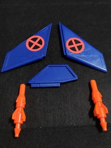 Toy Biz 1994 Marvel X-Men Blackbird Jet Mobile Air Command Plane PIEZAS misiles - Imagen 1 de 2